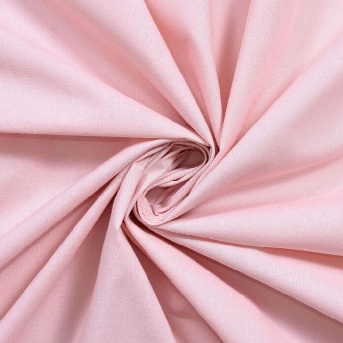 100% tissu en coton rose 220 cm 146 g/m²
