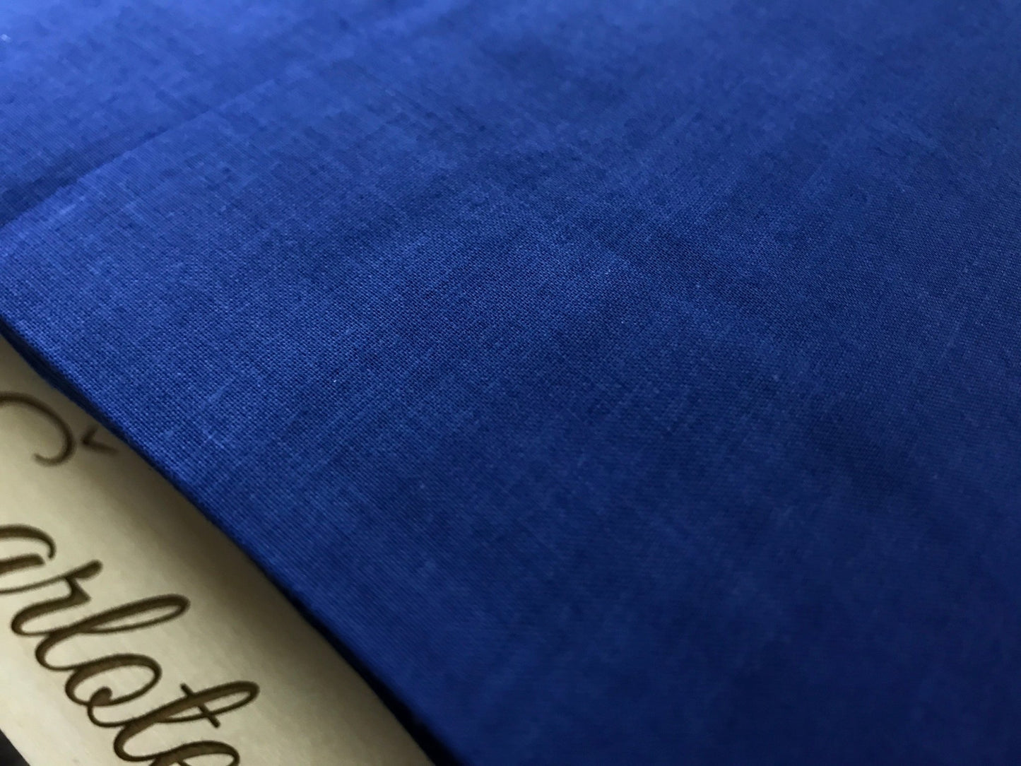 Tissu 100 % coton bleu bleuet 125 g/m²