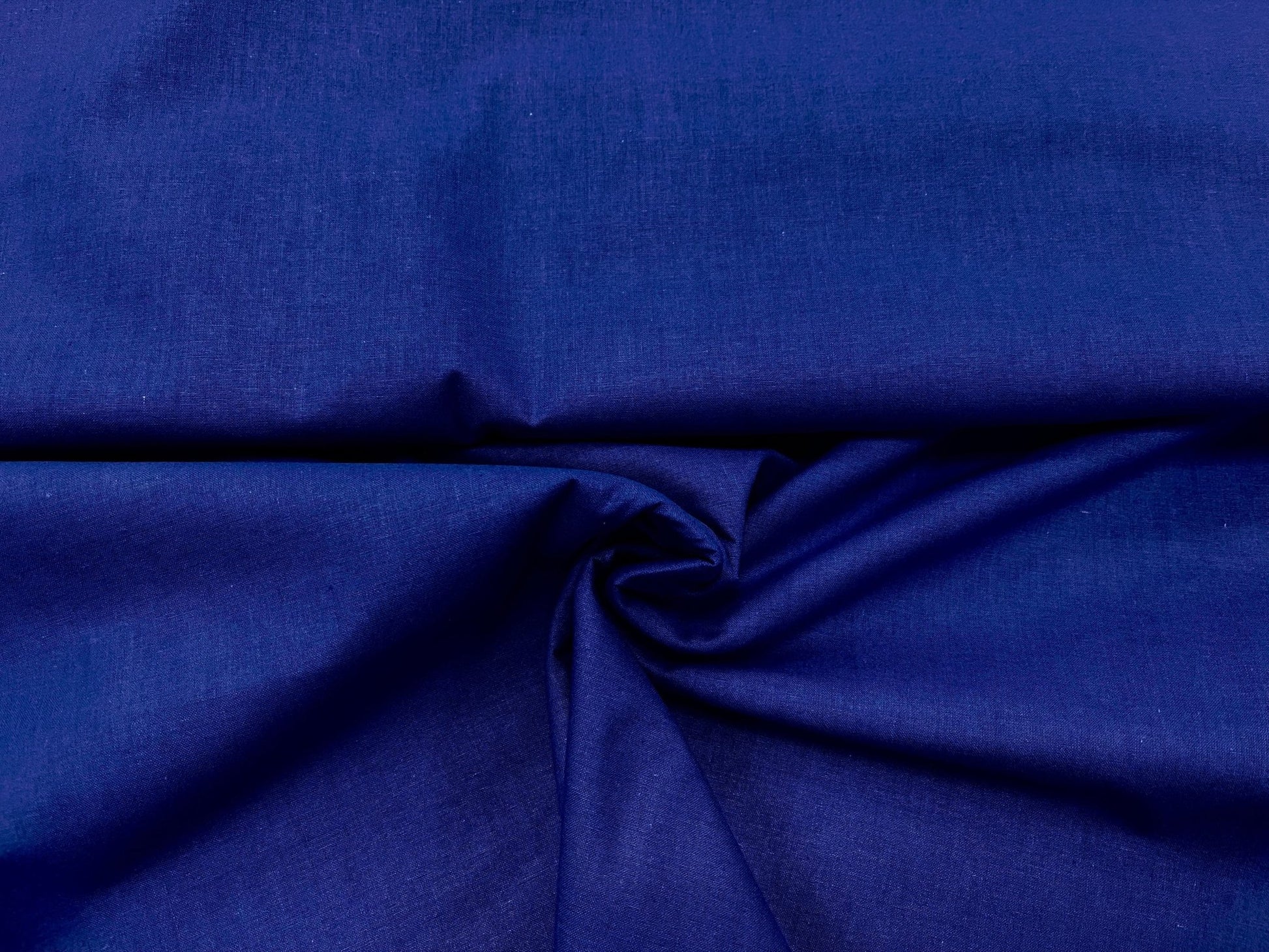 Tissu 100% coton bleu bleuet 125 g/m²