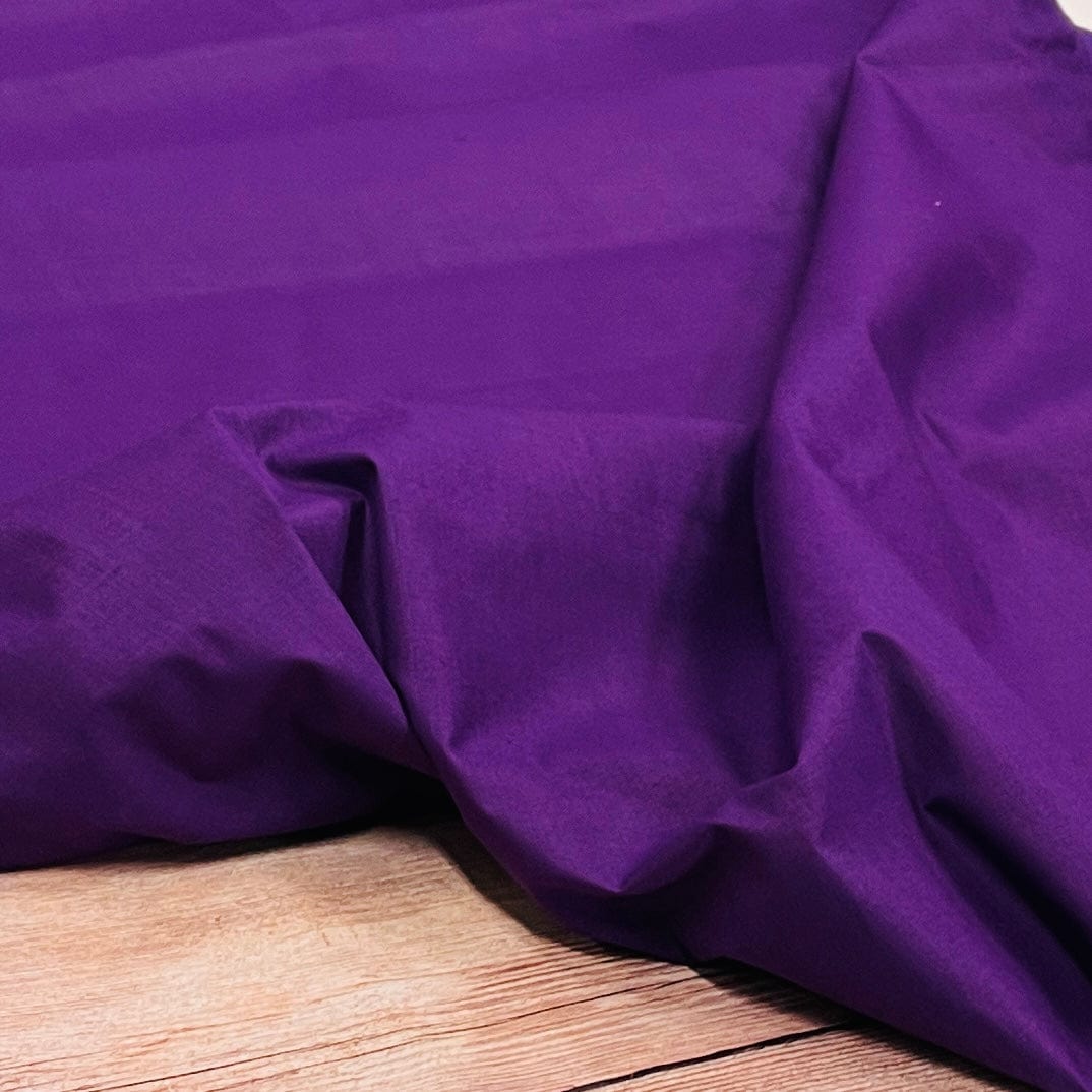 Tissu 100 % coton, violet foncé, 125 g/m²