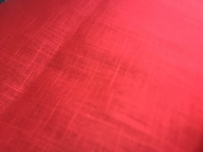 100% Leinenstoff – leuchtend rot 230 g/m²