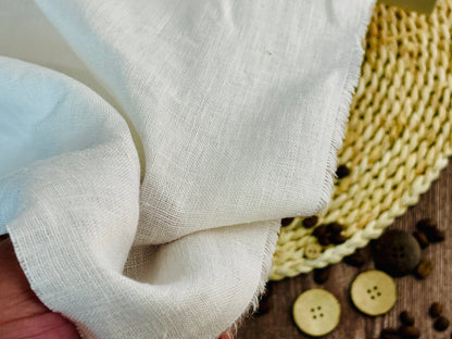 100 % lin adouci blanc 185 g/m²