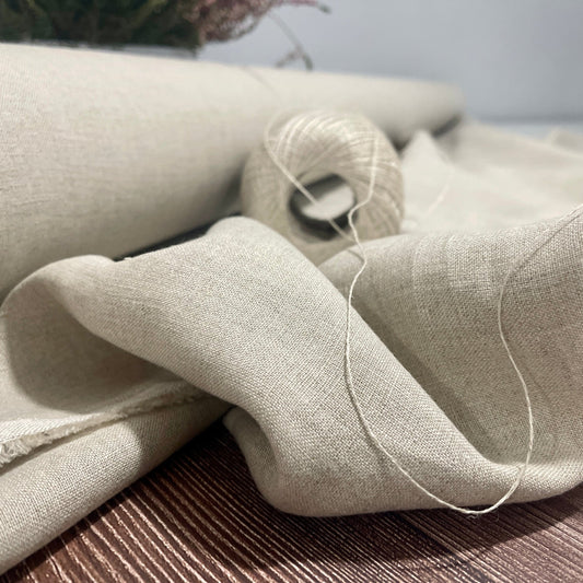 100 % lin adouci naturel 205 g/m²