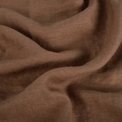 100% lin adouci brun clair 205 g/m²