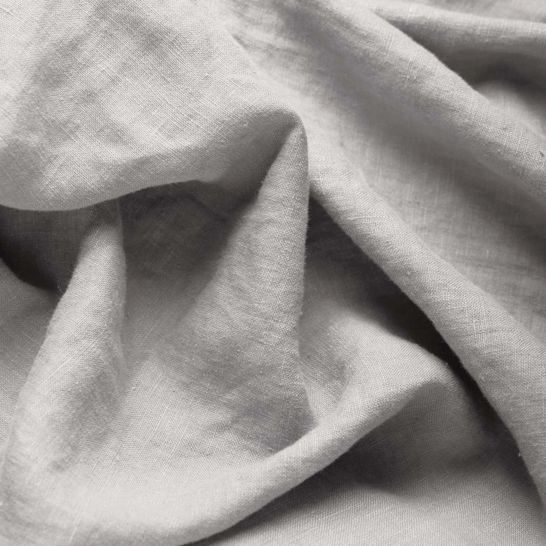 100 % lin adouci gris clair 165 g/m²