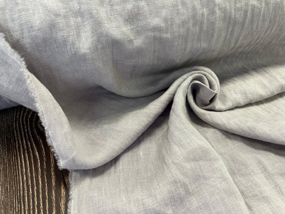 100% lin adouci gris clair 205 g/m²