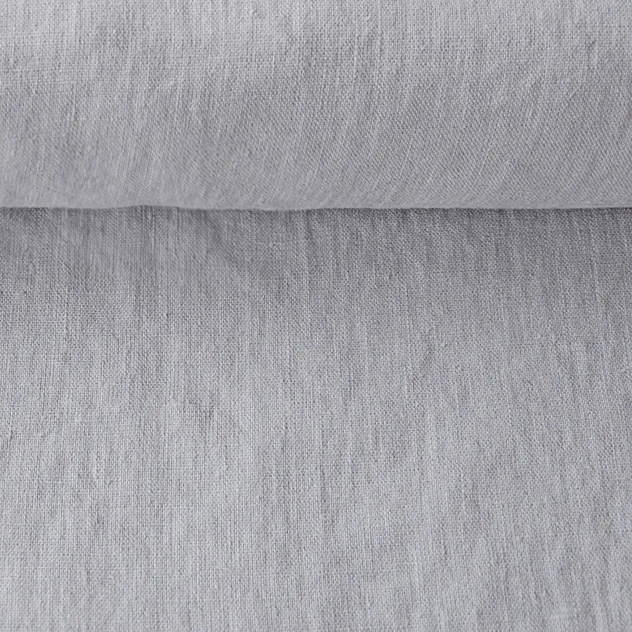 100 % lin adouci gris clair 205 g/m²