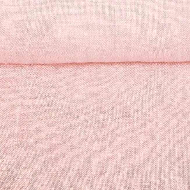 100 % lin adouci rose clair 205 g/m²