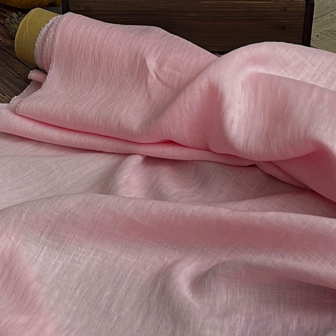 100% lin adouci rose pâle 205 g/m²