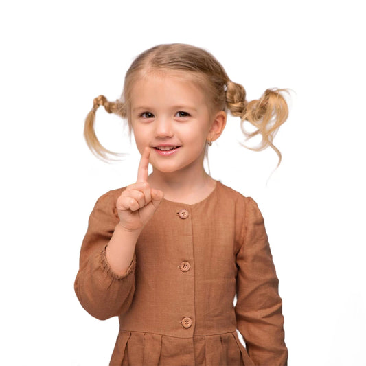 100% Softened linen-cognac 165 g/m²