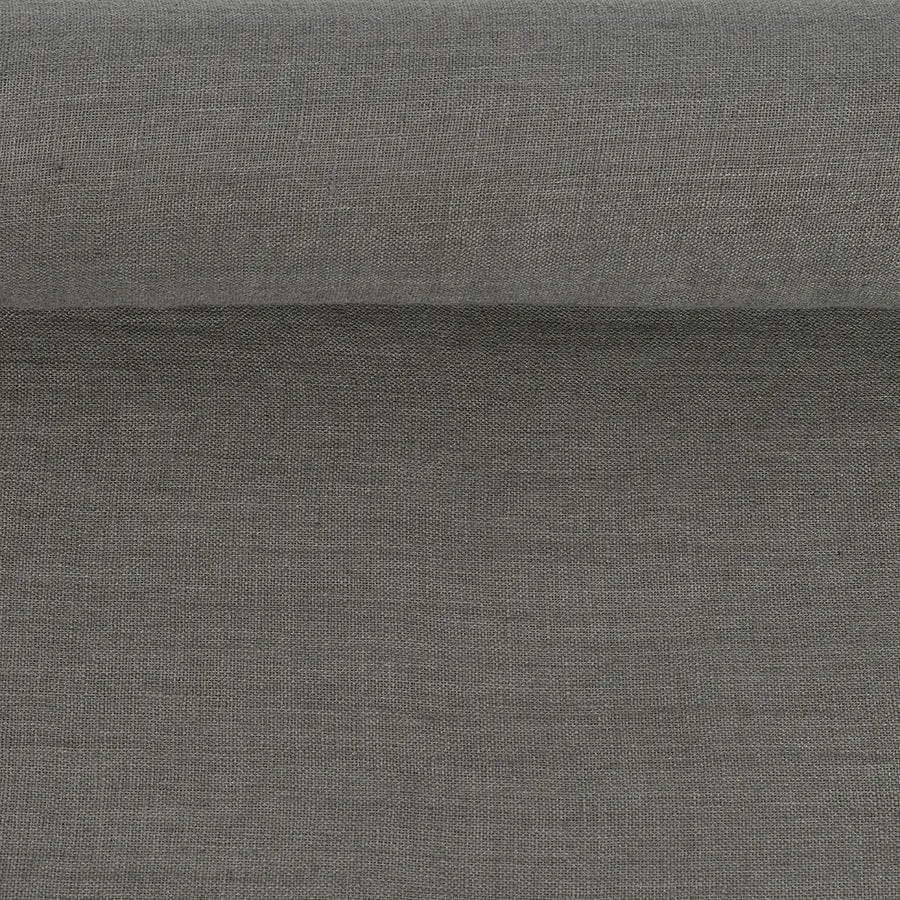 100 % lin adouci gris foncé 205 g/m²
