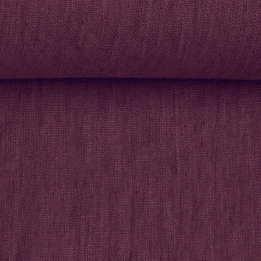 100 % lin adouci couleur vin 205 g/m²
