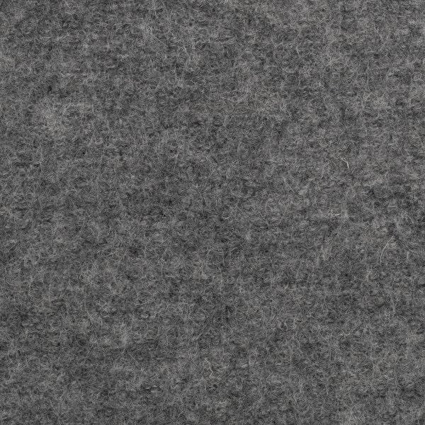 100 % Wollstoff, meliert grau, 385 g/m²