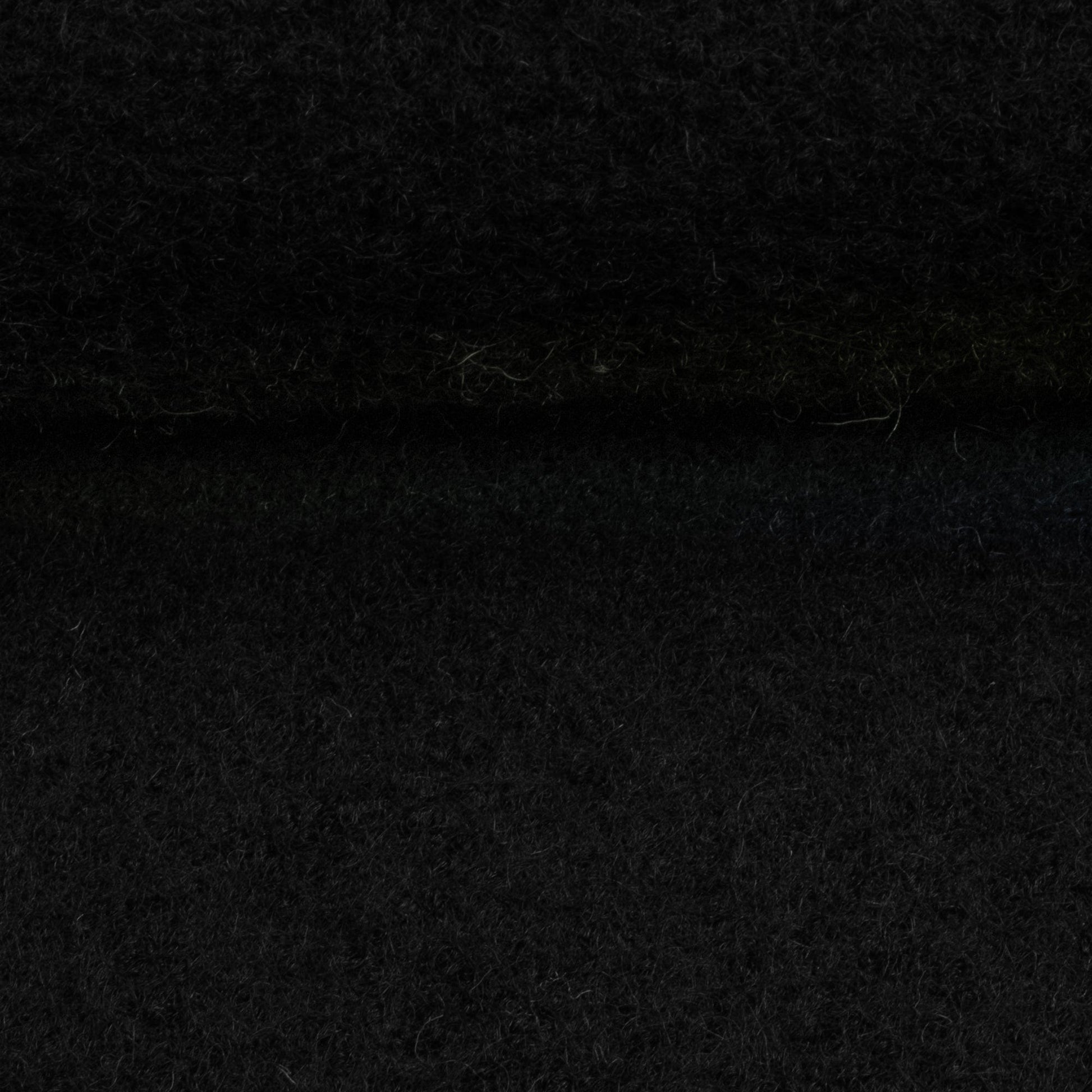 100% Wollstoff – Schwarz 385 g/m²