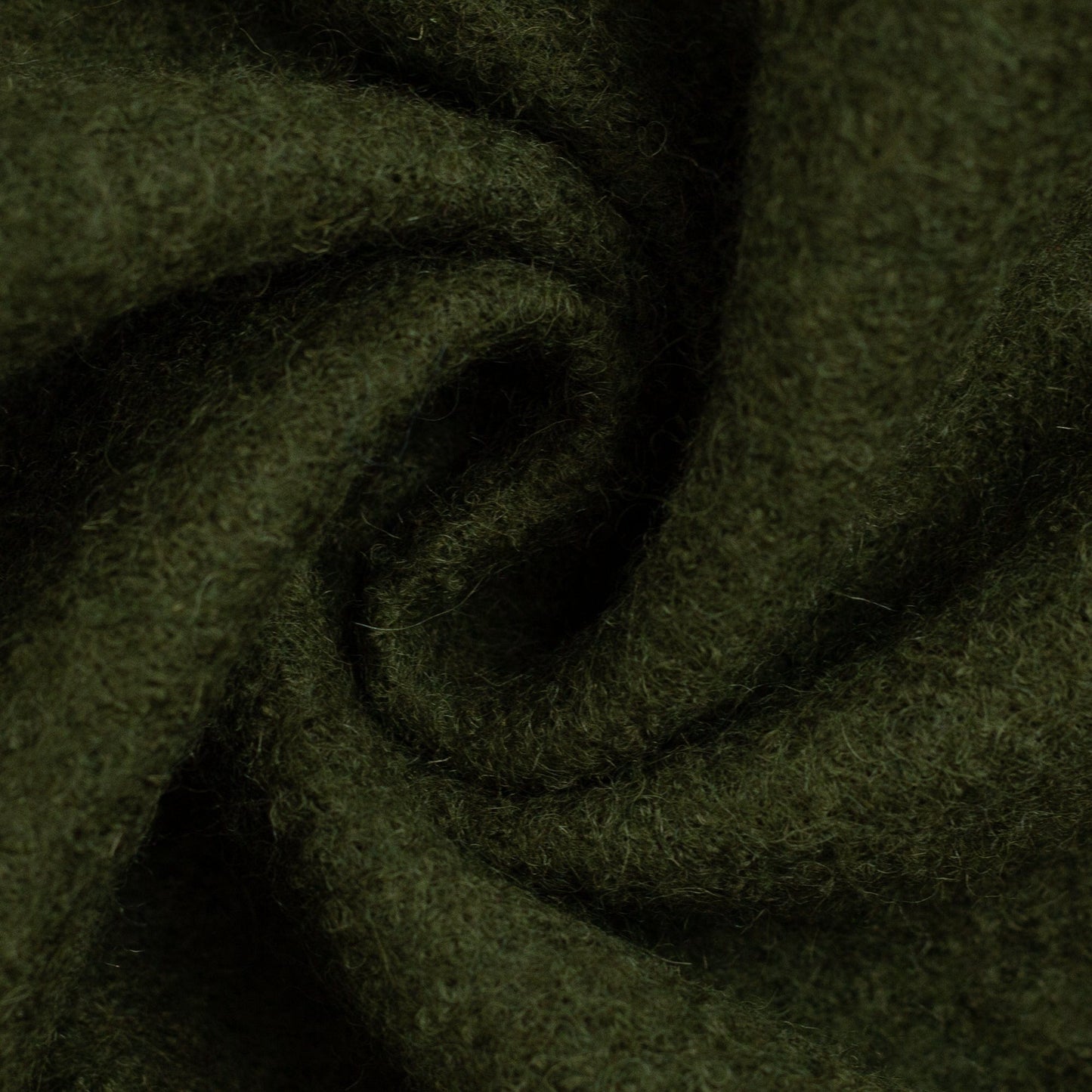 100 % tissu en laine - vert forêt 385 g/m²
