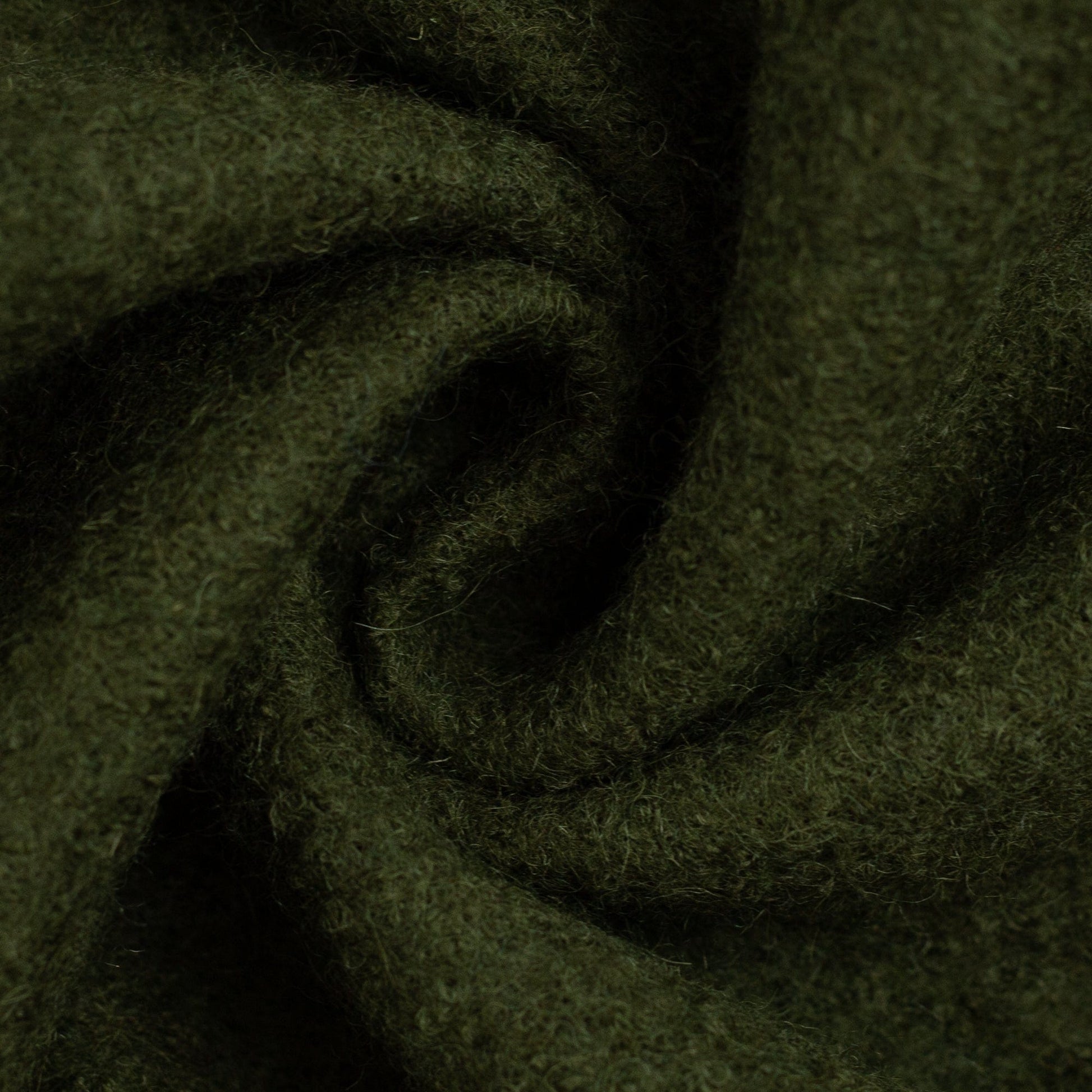 100 % tissu en laine - vert forêt 385 g/m²