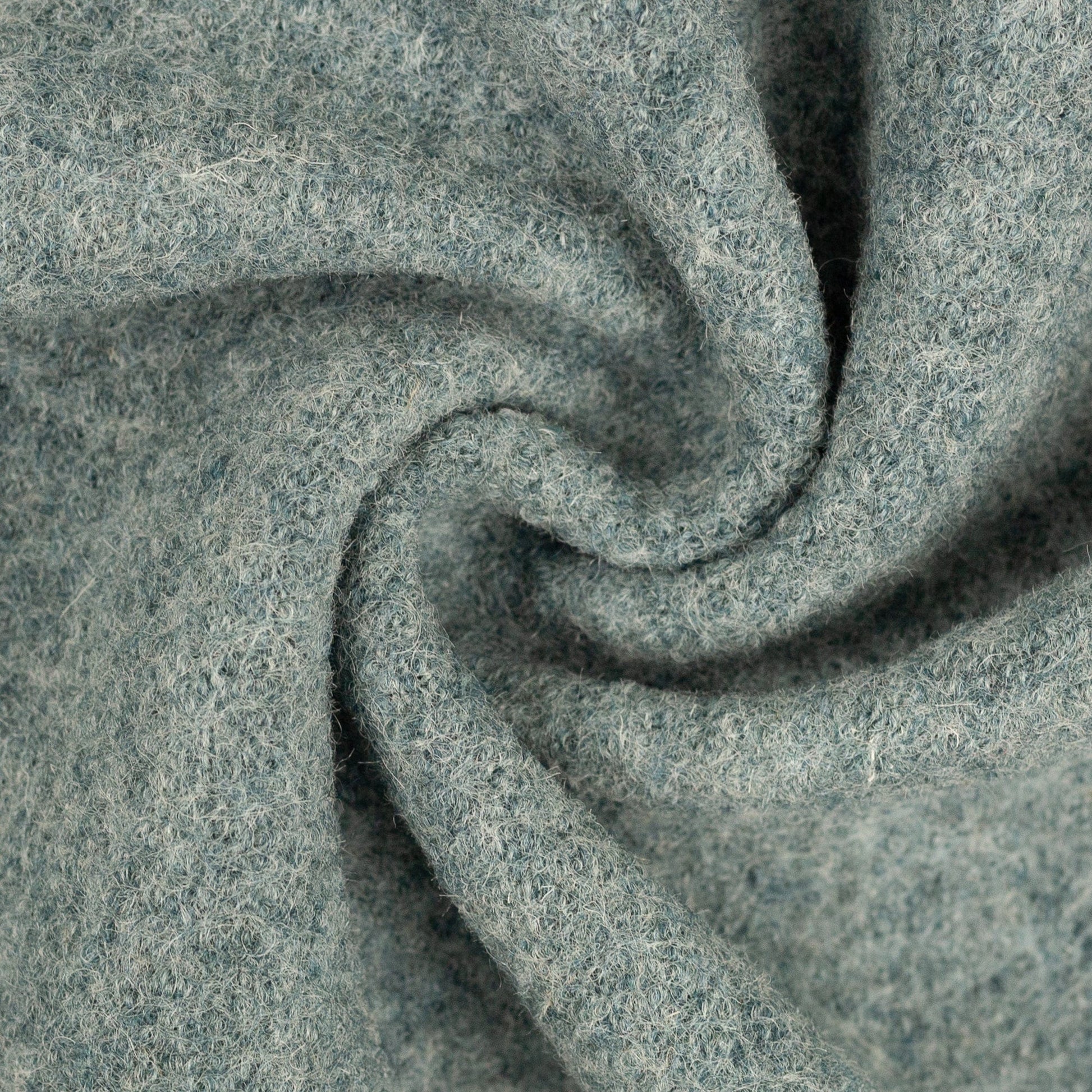 100 % Wollstoff – Mint-Melange 385 g/m²