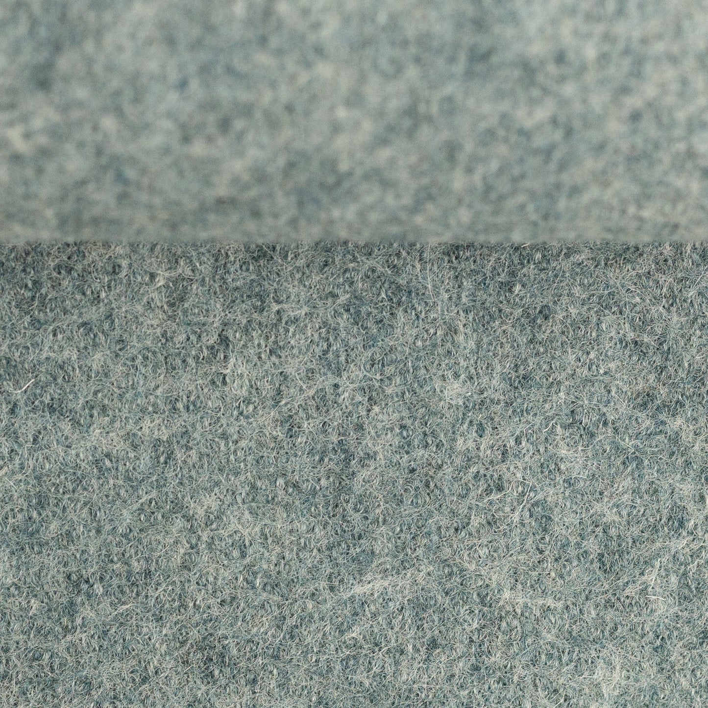 100% Wollstoff in Mint-Melange, 385 g/m²