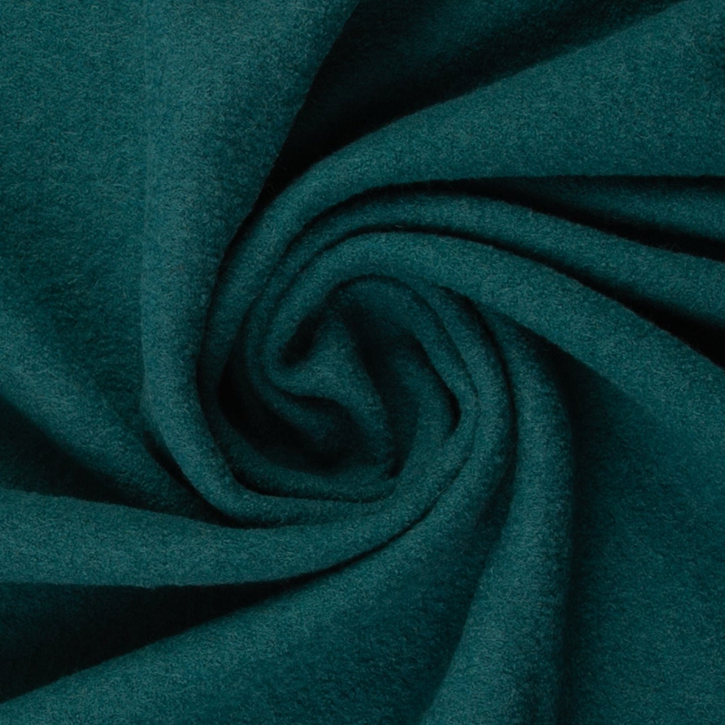 100% Wool fabric-petrol 385 g/m²