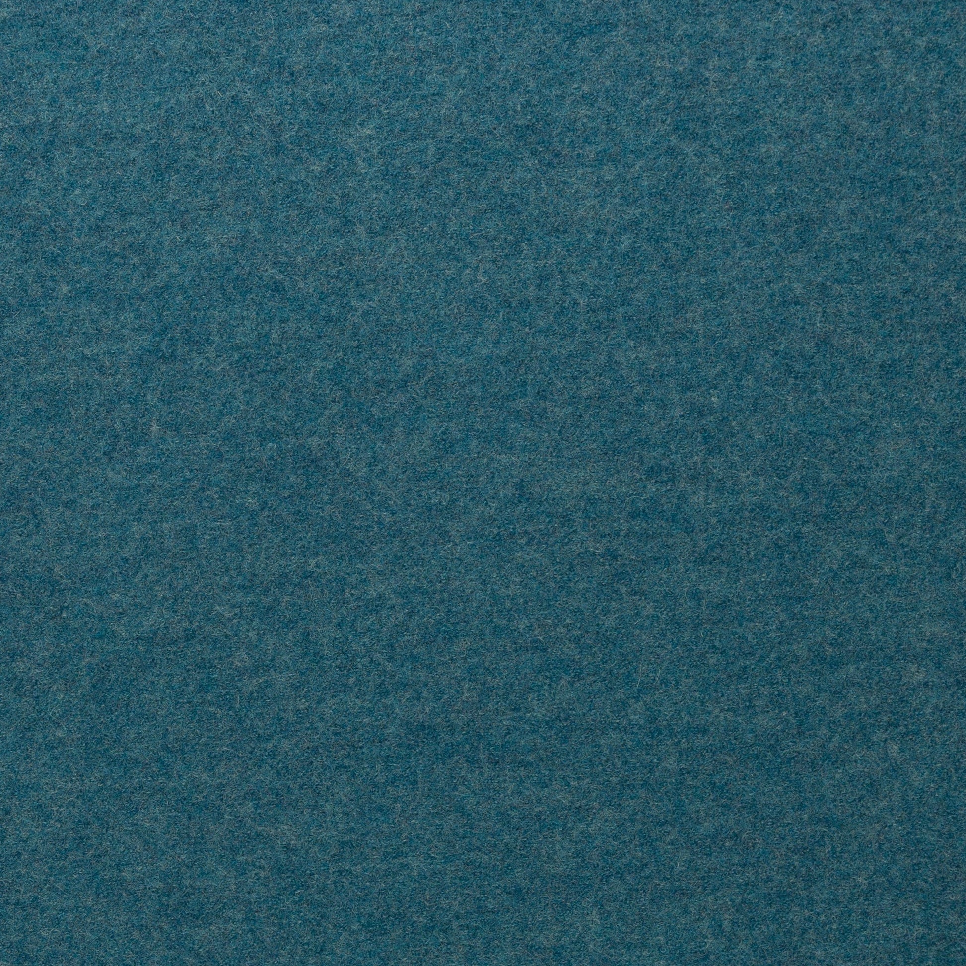 100% Wollstoff, petrolmeliert, 385 g/m²