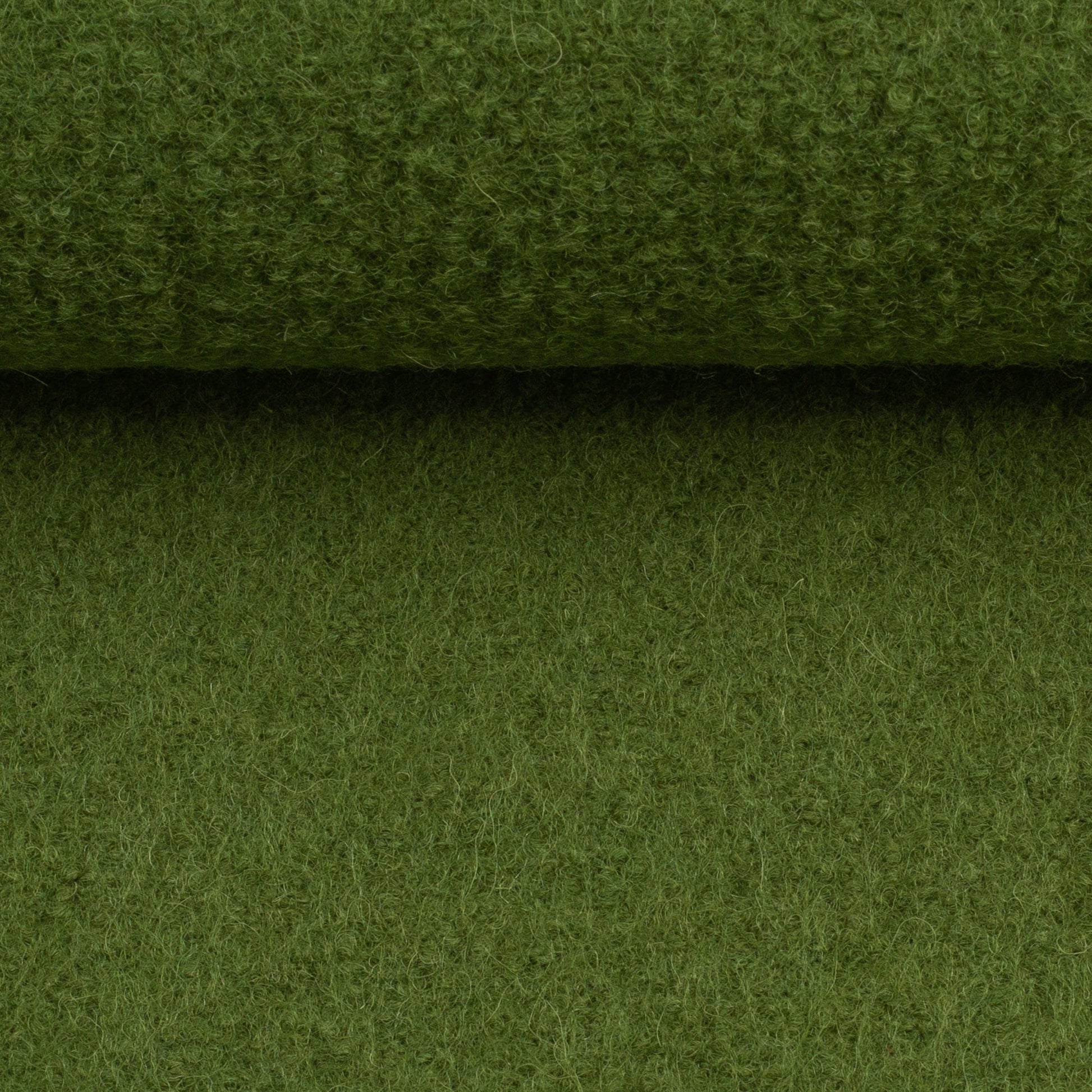 100 % Wollstoff, warmes Grün 385 g/m²
