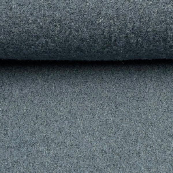 100% Wollstoff - blaugrau 385 g/m²