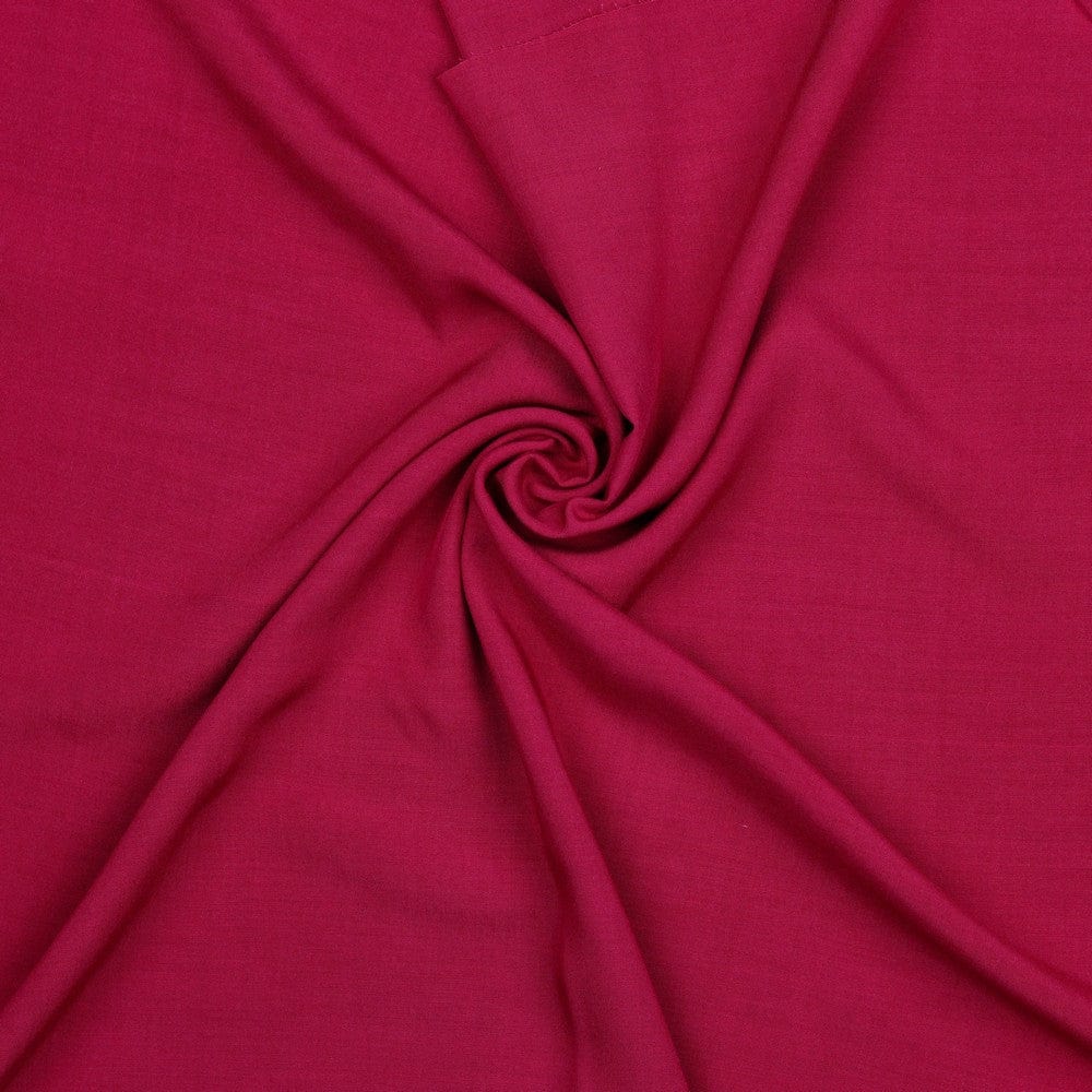 Tissu 100 % viscose fuchsia 110 g/m²