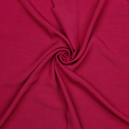 Tissu 100 % viscose fuchsia 110 g/m²