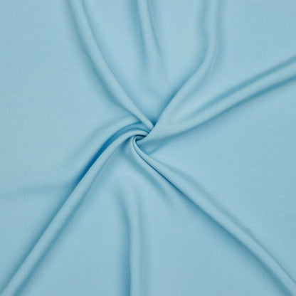 100 % Viskose-Stoff, hellblau, 110 g/m²
