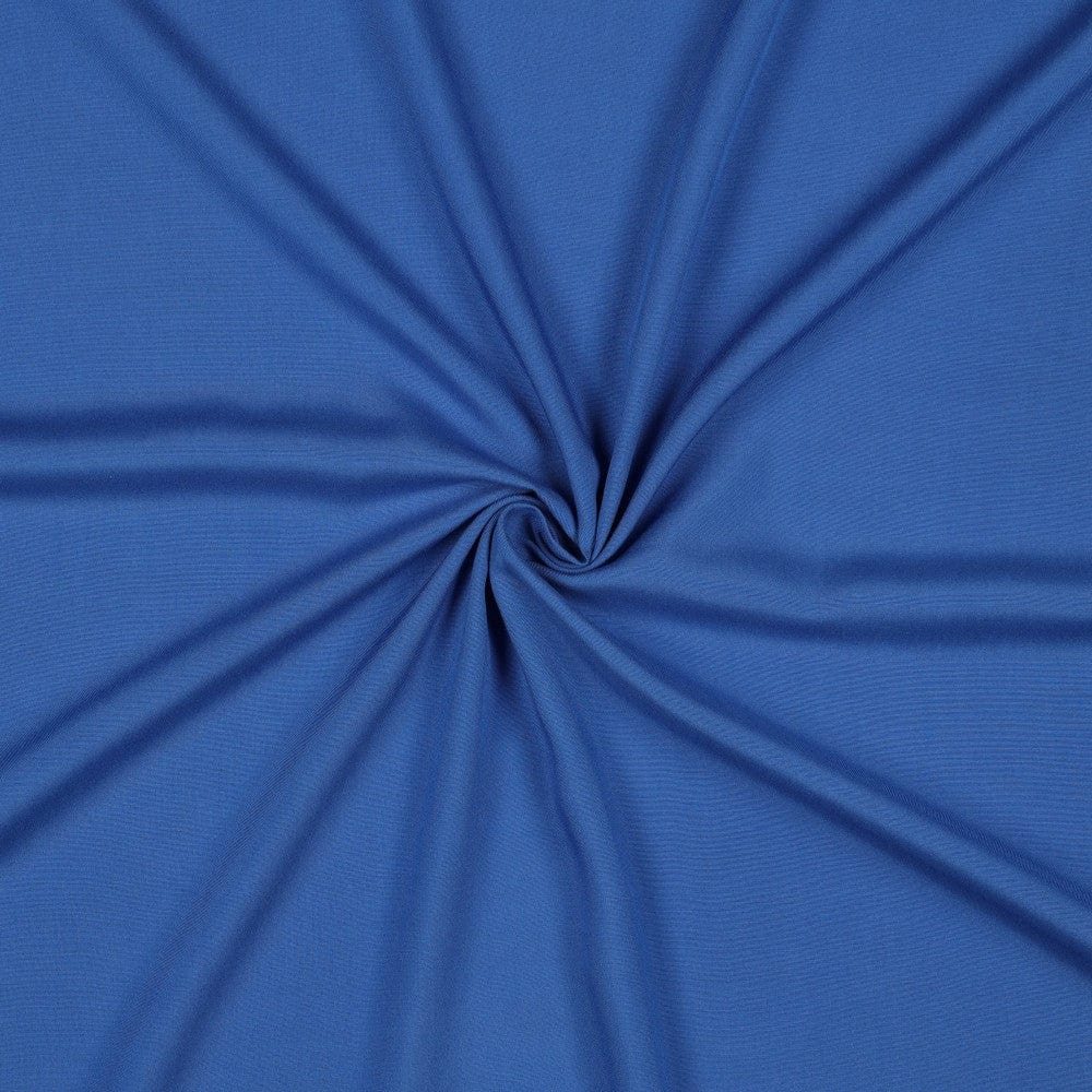 100% Viskose-Stoff, kornblumenblau 110 g/m²