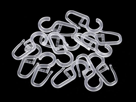Transparente Gardinenhaken (20er-Set)