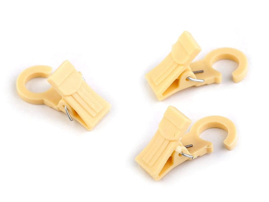 Curtain-Clips (10er-Set) – Beige