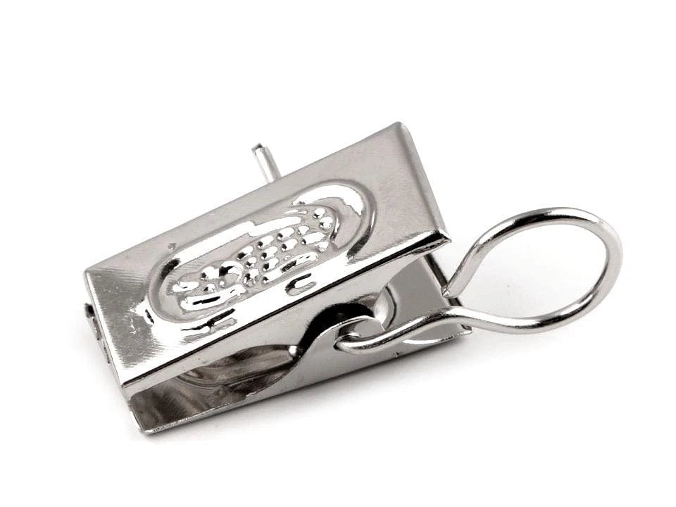 Vorhangklammern (20er-Set) – silber