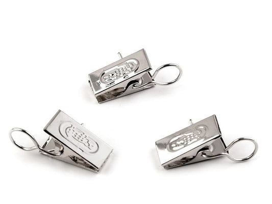 Gardinenklemmen (20er-Set) – silber