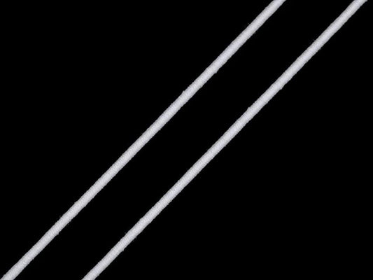 Round elastic cord Ø1.2 mm - white