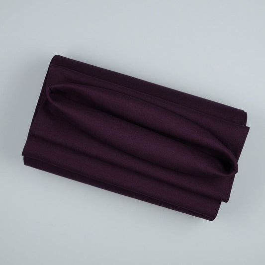 Bord de finition en tissu | manchette-aubergine 270 g/m²
