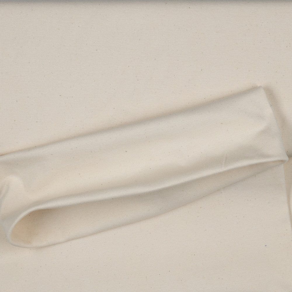 Bord de finition en tissu | bord-côte naturel non blanchi 270 g/m²