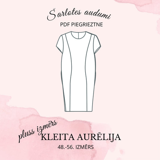 Patron numérique de robe Aurēlija (grande taille)
