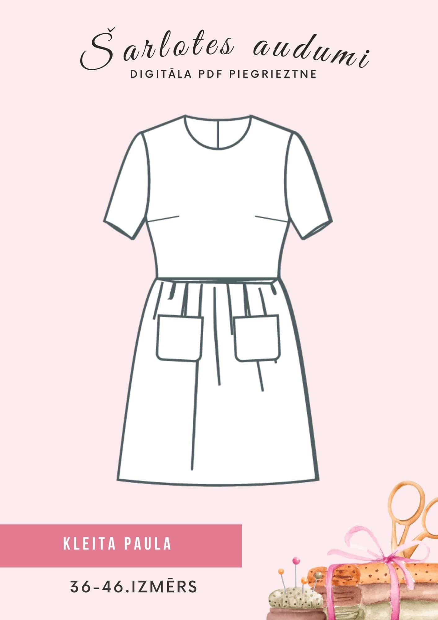 Patron de couture numérique - robe Paula