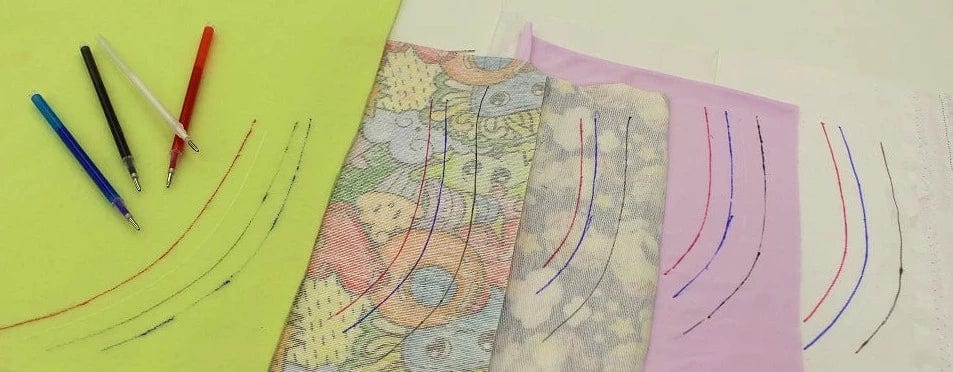 Stylo de tailleur pour tissu à effet effaçable-noir