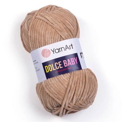 Yarn Art Dolce Baby-Marshmallow yarn-light brown 85m 50g #747