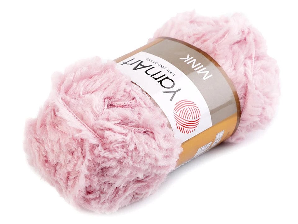 Fil Yarn Art MINK-rose tendre 75m 50g #347