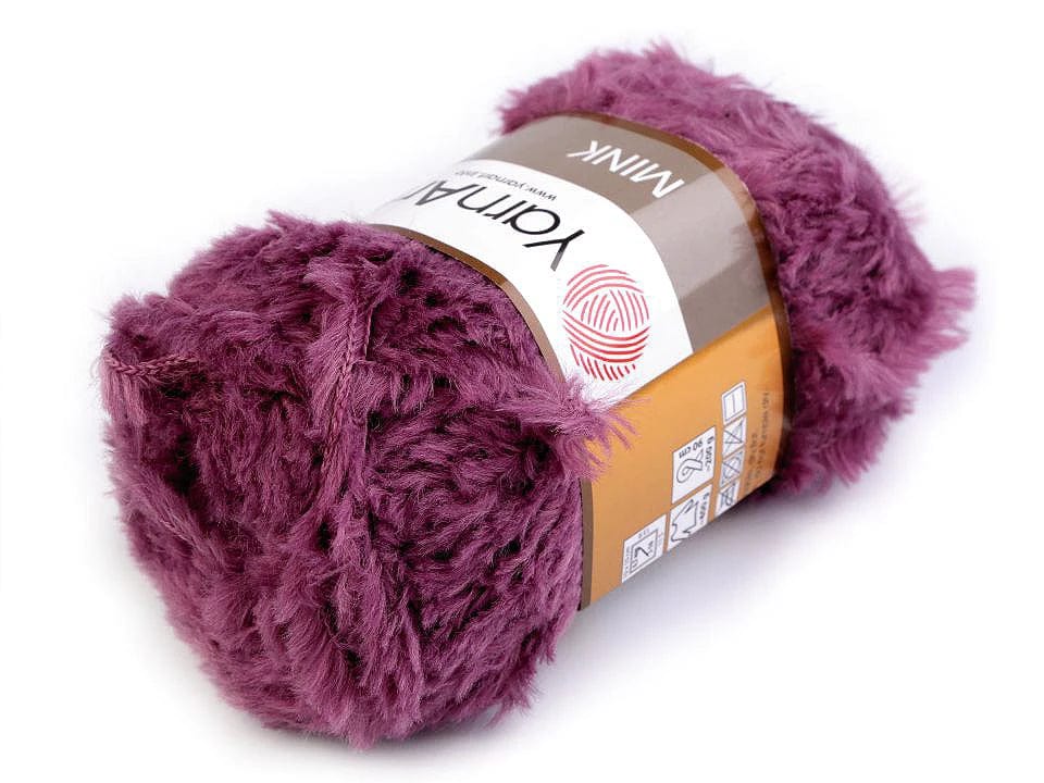 Fil à tricoter Yarn Art MINK-violet 75 m 50 g #338