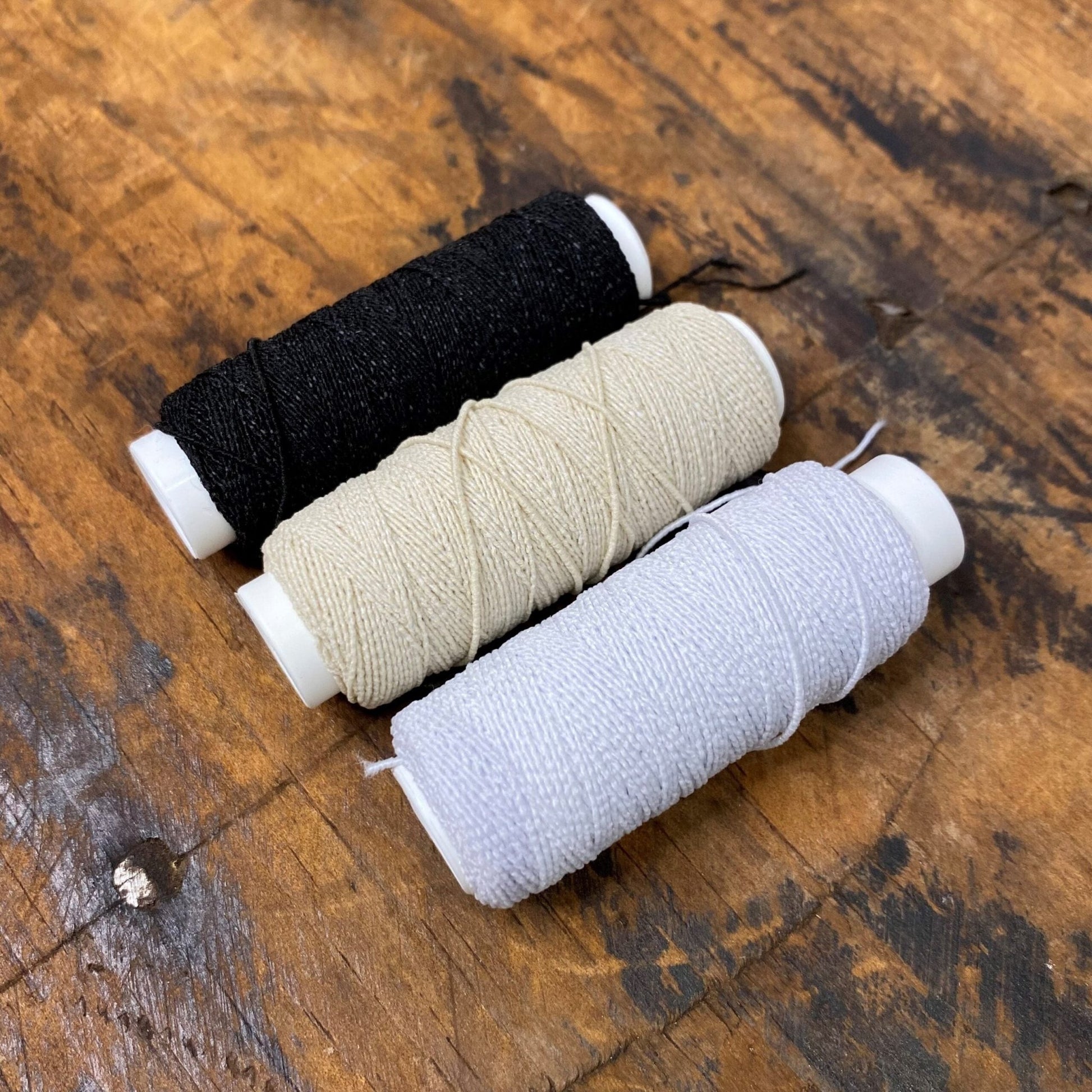 Elastic thread/rubber - white