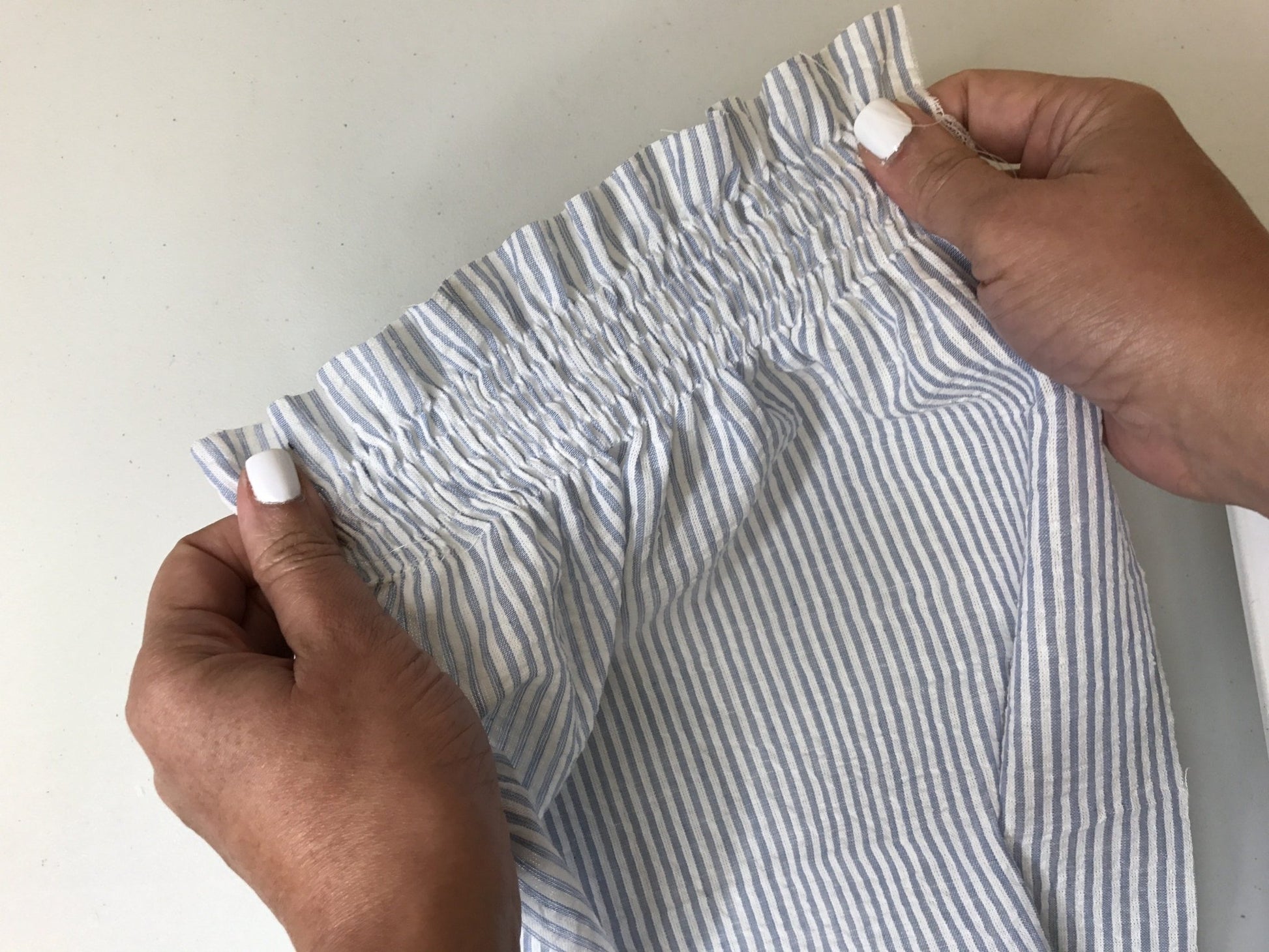 Elastic thread/rubber - white