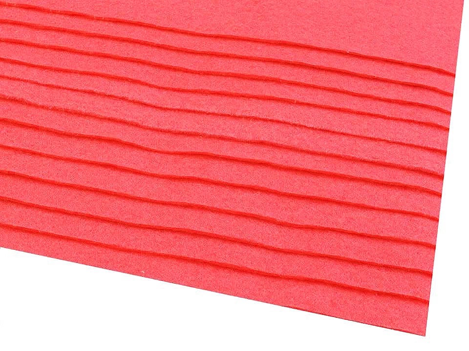 Feuille de feutre, 1 mm, 20x30cm, rose corail vif
