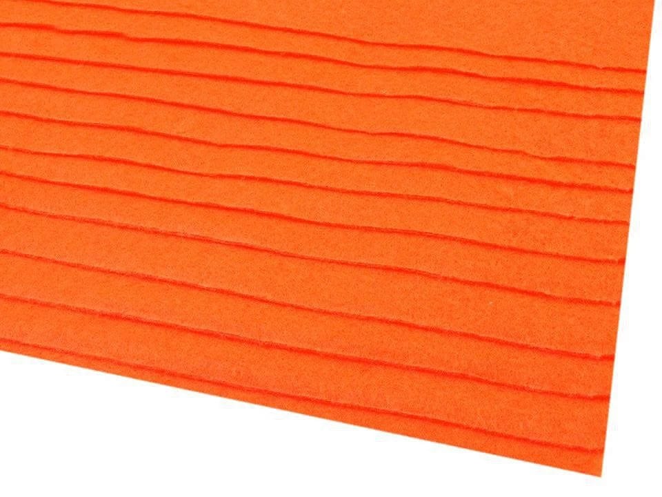 Feuille de feutre, 1 mm, 20x30 cm, orange vif