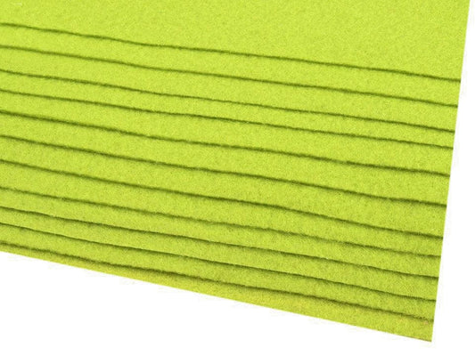 Feuille de feutre, 1 mm, 20x30 cm, vert vif