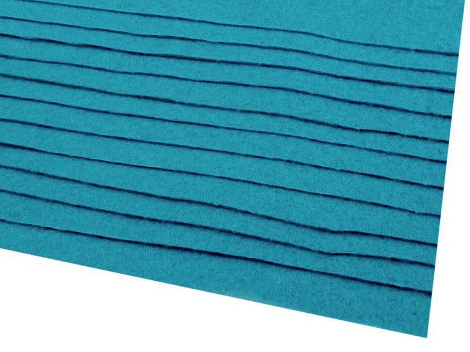 Filzplatte, 1 mm, 20x30cm, türkisblau