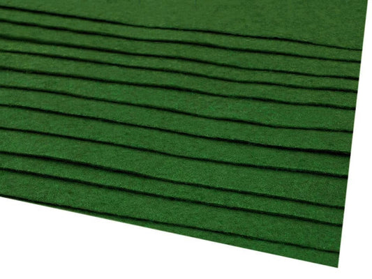 feuille de feutre, 1 mm, 20x30 cm - vert foncé